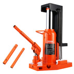 VEVOR Hydraulic Toe Jack, 5 Ton/4536 kg On Toe Toe Jack Lift, 10 Ton/9072 kg On Top Lift Capacity Machine Jack, 0.8-6.8 in/2-17.3 cm Toe Height, 11.3-17.3 in/28.7-43.9 cm Top Height, Air Hydraulic Claw Jack for Machinery, Industry