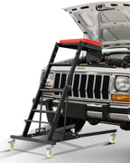 VEVOR Automotive Top Creeper, Engine Creeper 42.5"-64.8", 400 LBS Capacity High Top Creeper, 4 Swivel Caster Wheels, Padded Deck, Creeper for Home Garage, Workshop Repair Maintenance