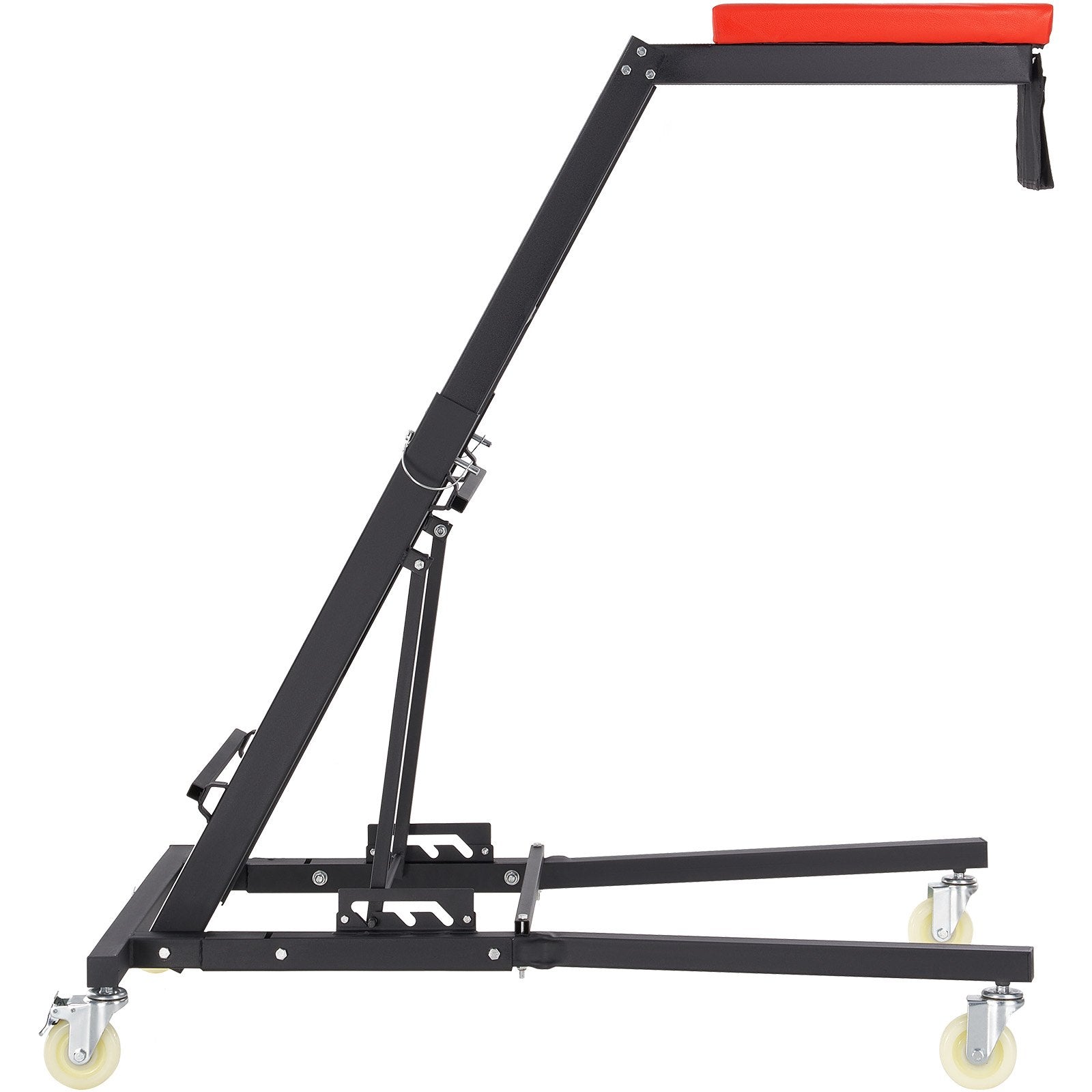 VEVOR Automotive Top Creeper, Engine Creeper 42.5"-64.8", 400 LBS Capacity High Top Creeper, 4 Swivel Caster Wheels, Padded Deck, Creeper for Home Garage, Workshop Repair Maintenance