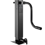 VEVOR Heavy-Duty Trailer Jack, 5443 kg Load Capacity, Sidewind Square Direct Weld-on Trailer Jack with Handle Crank, Adjustable Drop Leg, 674 mm Travel for Lifting RV, Utility, Yacht Trailers