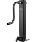 VEVOR Heavy-Duty Trailer Jack, 5443 kg Load Capacity, Sidewind Square Direct Weld-on Trailer Jack with Handle Crank, Adjustable Drop Leg, 674 mm Travel for Lifting RV, Utility, Yacht Trailers