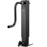 VEVOR Heavy-Duty Trailer Jack, 5443 kg Load Capacity, Sidewind Square Direct Weld-on Trailer Jack with Handle Crank, Adjustable Drop Leg, 674 mm Travel for Lifting RV, Utility, Yacht Trailers