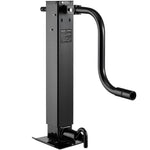 VEVOR Heavy-Duty Trailer Jack, 5443 kg Load Capacity, Sidewind Square Direct Weld-on Trailer Jack with Handle Crank, Adjustable Drop Leg, 674 mm Travel for Lifting RV, Utility, Yacht Trailers