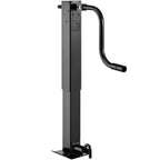 VEVOR Heavy-Duty Trailer Jack, 5443 kg Load Capacity, Sidewind Square Direct Weld-on Trailer Jack with Handle Crank, Adjustable Drop Leg, 674 mm Travel for Lifting RV, Utility, Yacht Trailers