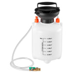VEVOR Transmission Fluid Pump, 3 L Capacity, Manual Fluid Transfer Pump with 120 cm Long Horse & HDPE Tank, Transmission Oil Pump with PTFE Tape, Manual Automotive Oil Filling System