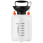 VEVOR Transmission Fluid Pump, 3 L Capacity, Manual Fluid Transfer Pump with 120 cm Long Horse & HDPE Tank, Transmission Oil Pump with PTFE Tape, Manual Automotive Oil Filling System