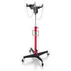 VEVOR Hydraulic Transmission Jack, 1100 lbs / 0.5 Ton Lifting Capacity Telescoping Transmission Jack with Foot Pedal, 360° Swivel Wheel, 127-202 cm High Lifting Height, Lift Hoist for Garage/Shop