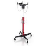VEVOR Hydraulic Transmission Jack, 1100 lbs / 0.5 Ton Lifting Capacity Telescoping Transmission Jack with Foot Pedal, 360° Swivel Wheel, 127-202 cm High Lifting Height, Lift Hoist for Garage/Shop