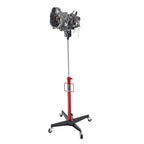 VEVOR Hydraulic Transmission Jack, 1100 lbs / 0.5 Ton Lifting Capacity Telescoping Transmission Jack with Foot Pedal, 360° Swivel Wheel, 127-202 cm High Lifting Height, Lift Hoist for Garage/Shop