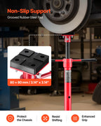 VEVOR Under Hoist Tripod Stand, 2 Ton Capacity High Lift Jack Stand Reach Underhoist Support, Lifting from 1200 mm to 2150 mm, 4-Level Adjustable Height, Heavy Duty Carbon Steel for Car Lift & Support