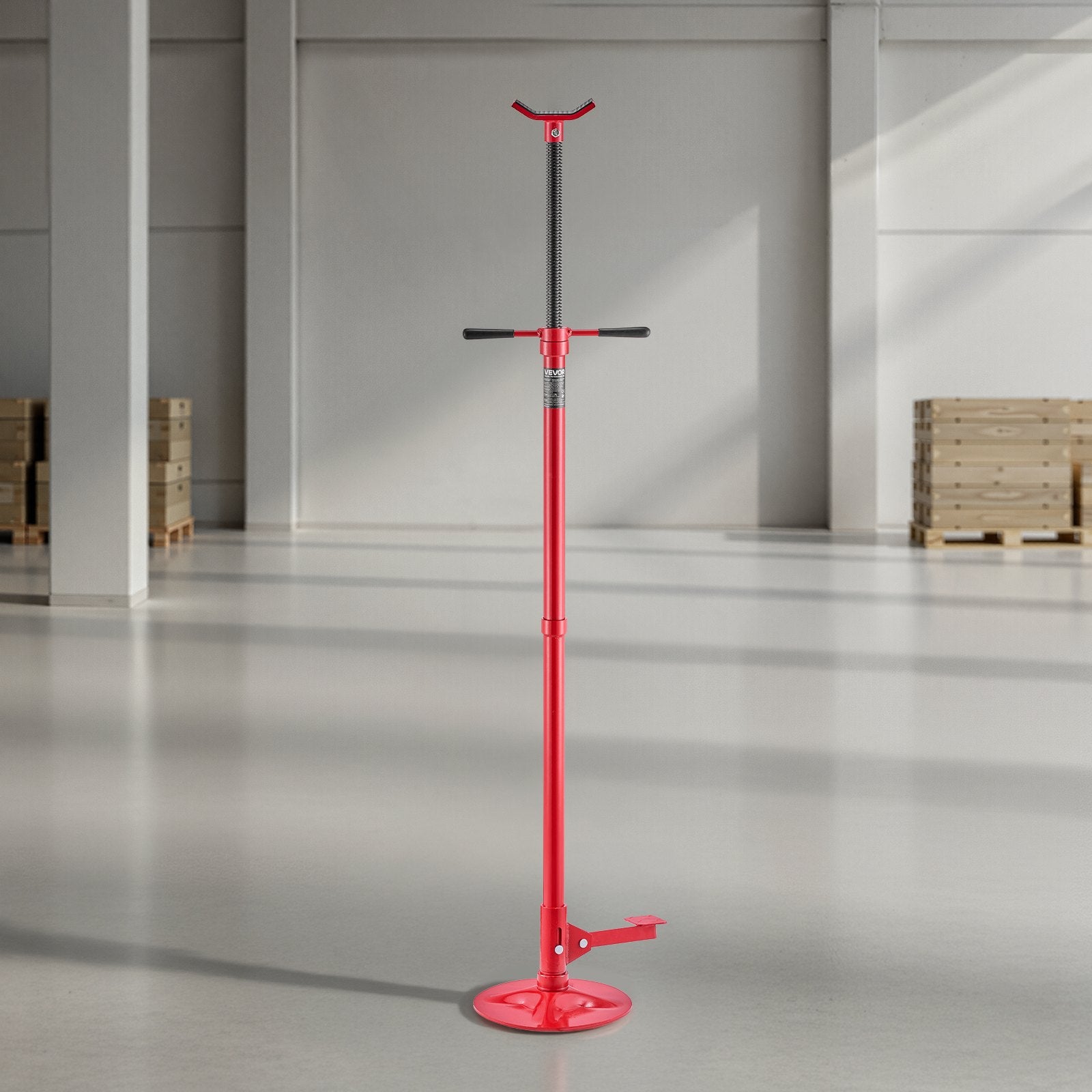 VEVOR Underhoist Support Stand, 3/4 Ton Capacity Under Hoist Jack Stand, Lifting from 1320 mm to 2032 mm, Bearing Mounted Spin Handle, Foot Pedal Adjustment, Stable Base, Support Vehicle Components