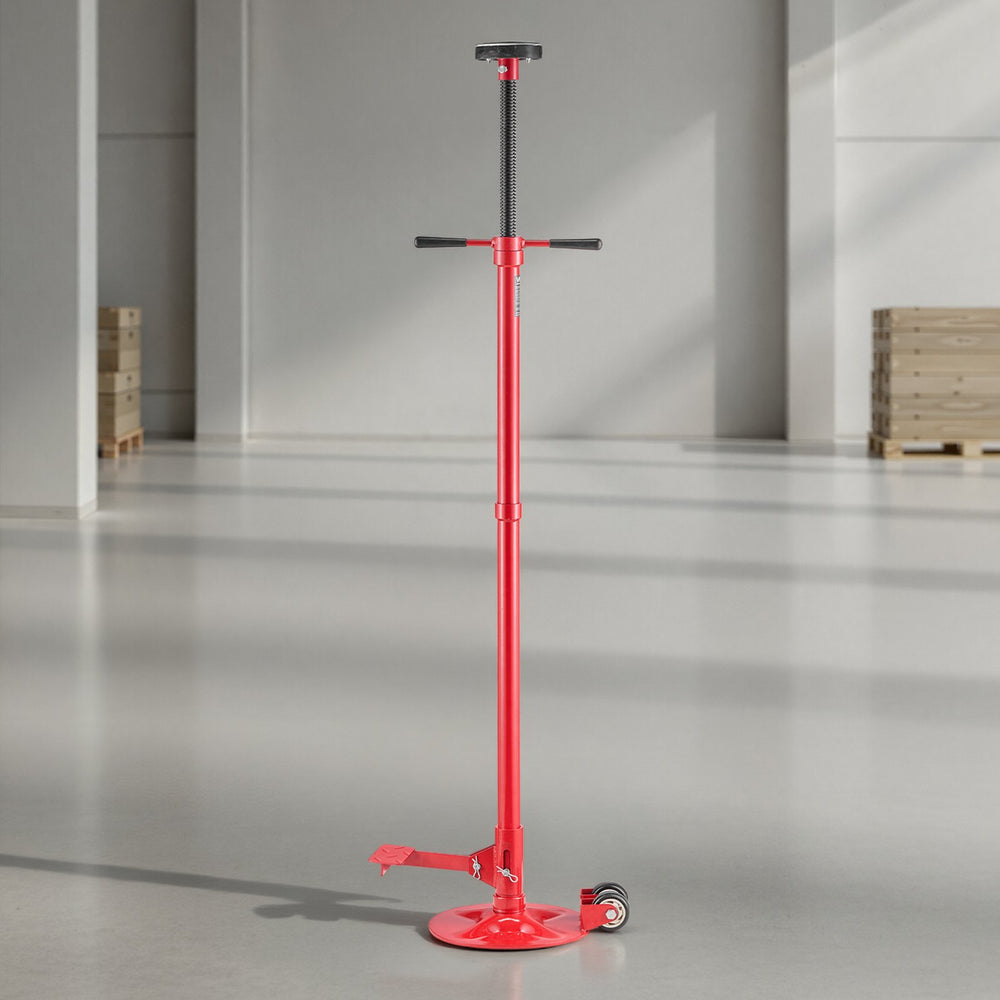 VEVOR Underhoist Support Stand, 3/4 Ton Capacity Under Hoist Jack Stand with Two Wheels, Lifting from 1320 to 2032 mm, Bearing Mounted Spin Handle, Foot Pedal, Stable Base, Support Vehicle Components