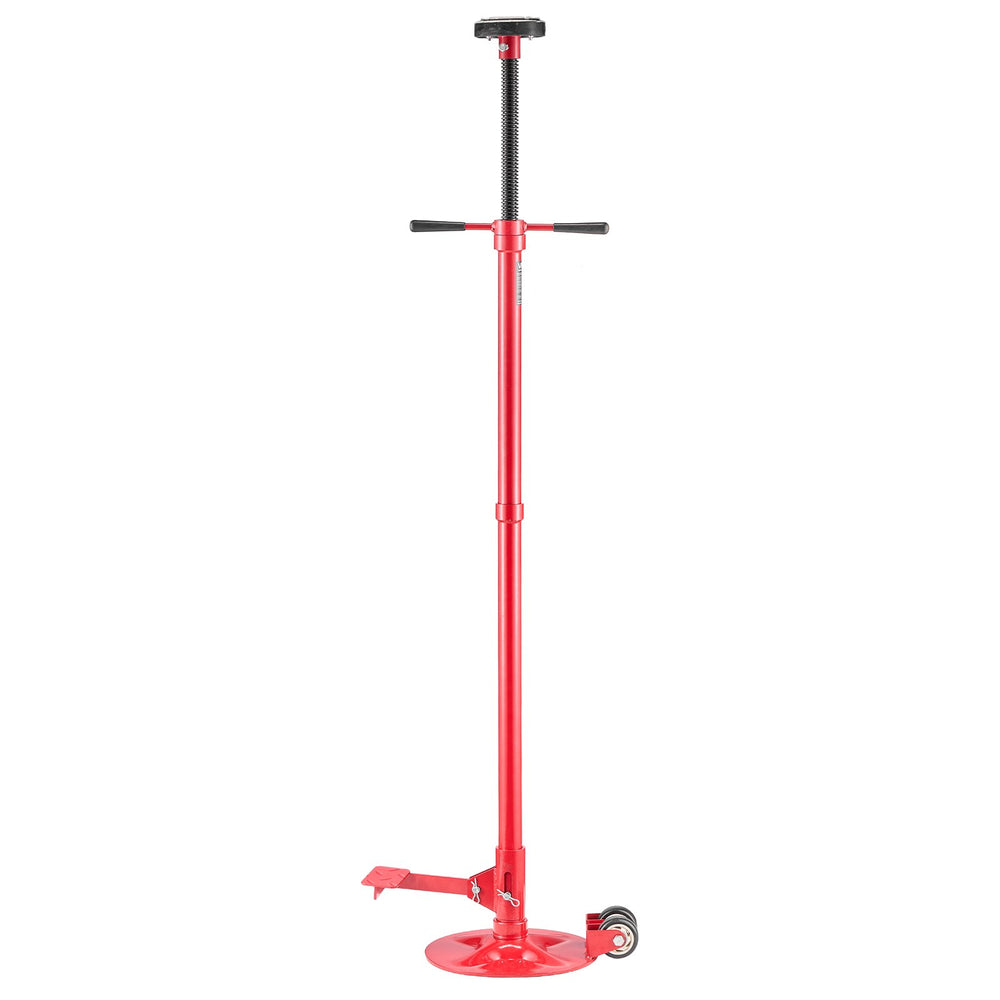 VEVOR Underhoist Support Stand, 3/4 Ton Capacity Under Hoist Jack Stand with Two Wheels, Lifting from 1320 to 2032 mm, Bearing Mounted Spin Handle, Foot Pedal, Stable Base, Support Vehicle Components