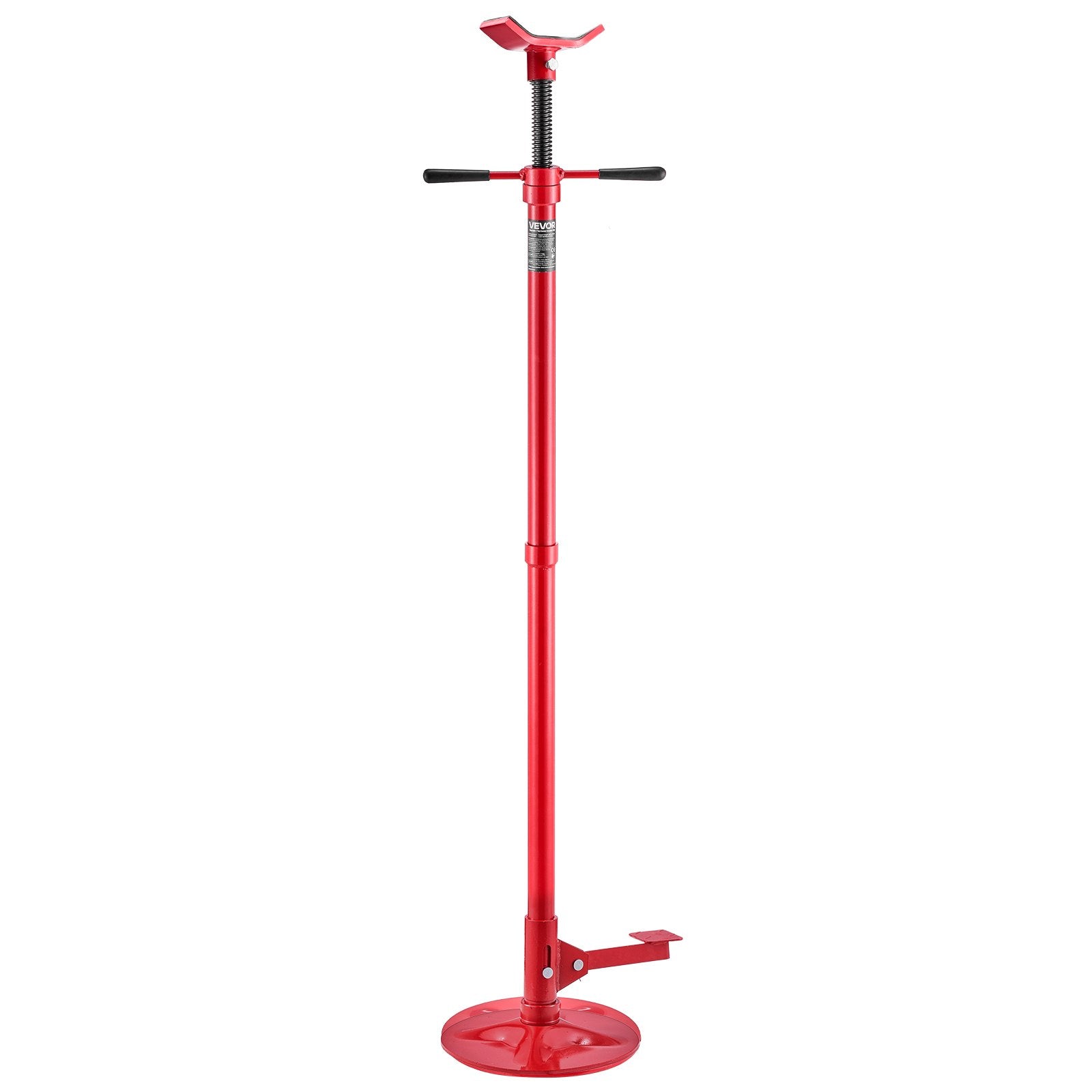 VEVOR Underhoist Support Stand, 3/4 Ton Capacity Under Hoist Jack Stand, Lifting from 1320 mm to 2032 mm, Bearing Mounted Spin Handle, Foot Pedal Adjustment, Stable Base, Support Vehicle Components