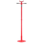 VEVOR Underhoist Support Stand, 3/4 Ton Capacity Under Hoist Jack Stand, Lifting from 1372 to 2130 mm, Bearing Mounted Spin Handle, Self-Locking Threaded Screw, Stable Base, Support Vehicle Components