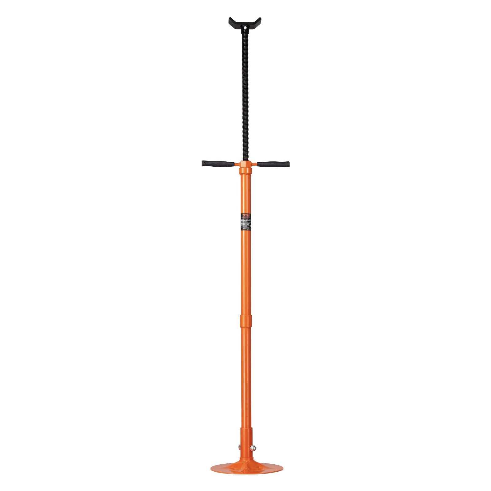 VEVOR Underhoist Support Stand, 3/4 Ton Capacity Under Hoist Jack Stand, Lifting from 52.8 to 76 in, Self-Locking Threaded Screw, Bearing Mounted Spin Handle Pole Jack, Support Vehicle Components