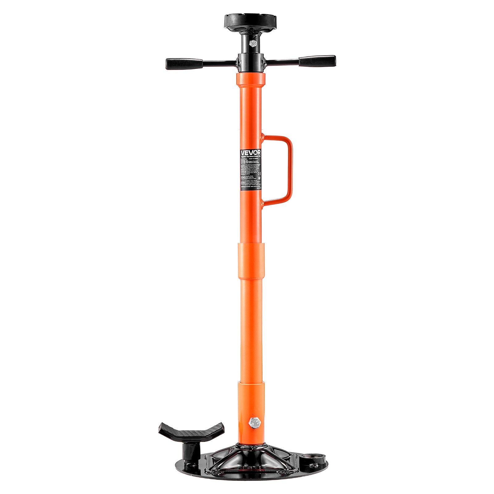 VEVOR Underhoist Support Stand, 1 Ton Capacity Under Hoist Jack Stand with Handle, Adjustable Height, Bearing Mounted Spin Handle, Self-Locking Threaded Screw, Stable Base, Support Vehicle Components