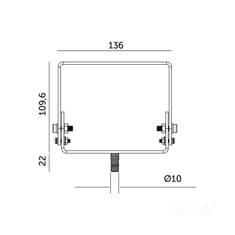 Mounting bracket for High Bay M10 Kobi Pro