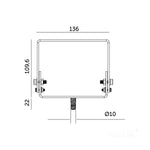Mounting bracket for High Bay M10 Kobi Pro