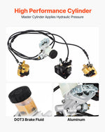 Complete Go-Kart Brake Master Cylinder Kit KD150BRKIT Go Kart