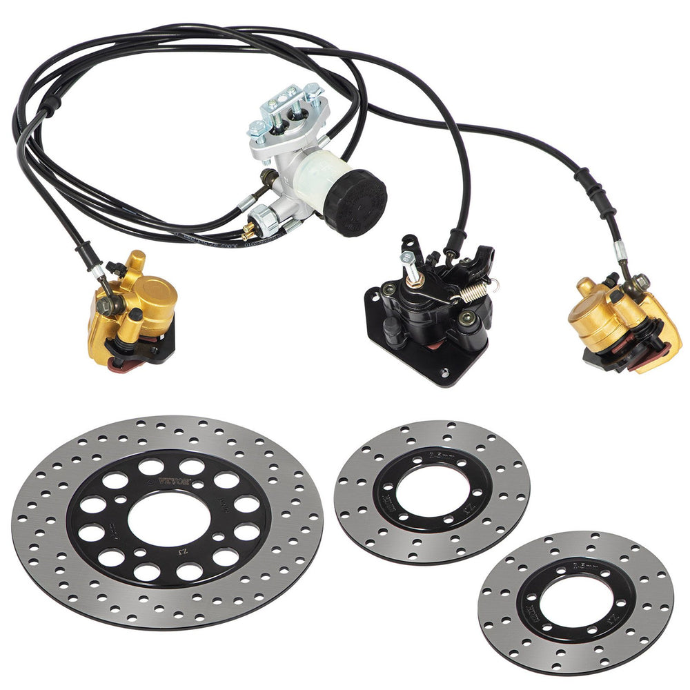 Complete Go-Kart Brake Master Cylinder Kit KD150BRKIT Go Kart