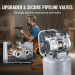 VEVOR 49.2 L Air Compressor 2HP 4 SCFM@90PSI Oil Free Air Compressor 116PSI