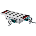 VEVOR Milling Table 17.7×6.7Inch (450 x 170 mm) Compound Slide Milling Table 30KG Multifunction Worktable Cross Milling Machine Compound 2 Axis 4 Ways for All Drill Stands Bench Drilling Milling Machine