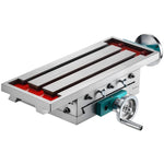 VEVOR Milling Table 17.7×6.7Inch (450 x 170 mm) Compound Slide Milling Table 30KG Multifunction Worktable Cross Milling Machine Compound 2 Axis 4 Ways for All Drill Stands Bench Drilling Milling Machine