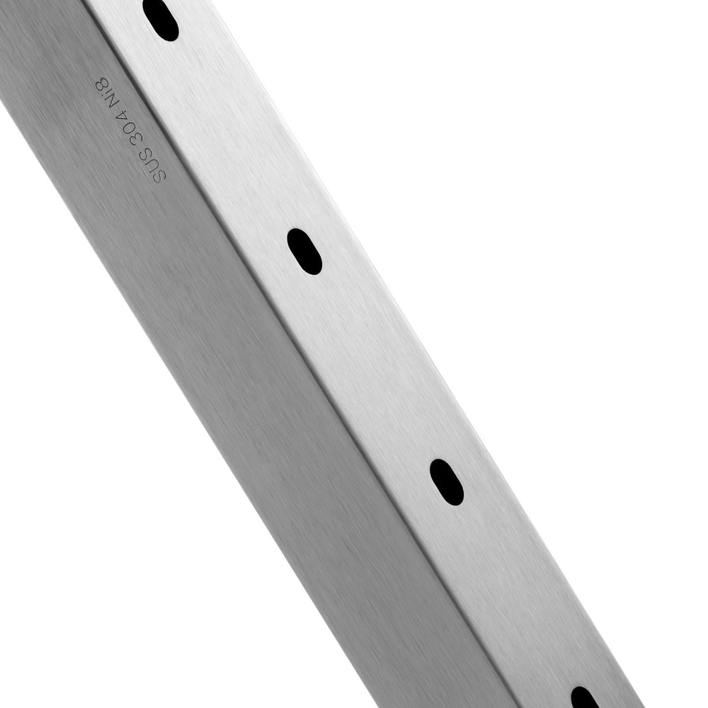 VEVOR Cable Railing Post 36x2x2in/91.4x5.1x5.1 cm Horizontal Hole Deck Railing Post Silver 1Pack