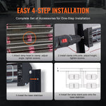 VEVOR Infrared Heating Spray Booth Lamp for Painting, 2 Sets, 3000W