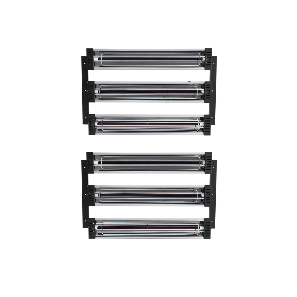 VEVOR Infrared Heating Spray Booth Lamp for Painting, 2 Sets, 3000W