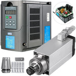 VEVOR 3.0KW Air-cooling Spindle Motor with 3KW 4HP Variable Frequency Drive Inverter VFD Spindle Motor Kit