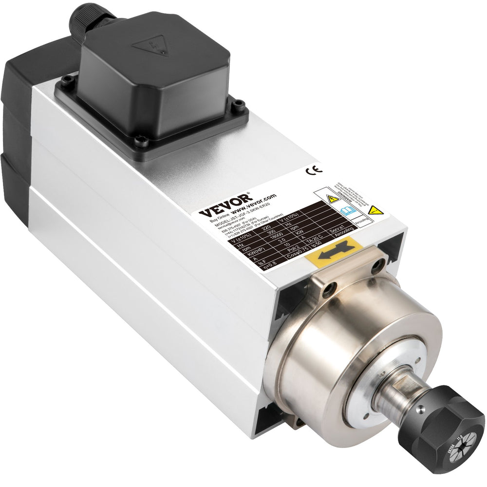 VEVOR 3.0KW 220V Air Cooled Spindle Motor CNC Air Cooling Spindle Motor for CNC Engraving Milling Machine