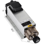 VEVOR 4KW ER25 Air Cooled Spindle Motor with 4KW Variable Frequency Drive Inverter VFD Spindle Motor Kit