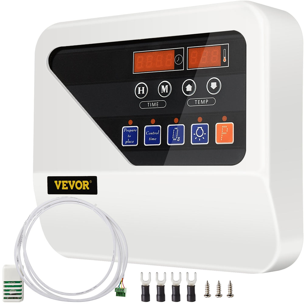 VEVOR External Sauna Heater Controller for 3KW-9KW Sauna Heaters Control Unit Sauna Stove Controller 104-221℉ Time Temperature