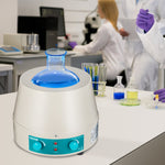 VEVOR 500ml Magnetic Stirrer Heating Mantle 250W Heating Mantle Stirrer Digital Display for Round Bottom Flask