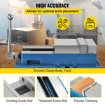 VEVOR 15.2 cm Powerful Precise Clamping Vice, 26.9 kg Vice Machine Vice Precision Vice Accessory Set, 4.4 cm Jaw Precise Clamping Lock Table Vice