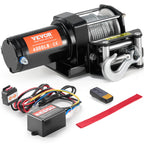 VEVOR Electric Winch ATV UTV 1814.4 kg Steel Cable IP55 Waterproof Remote Control