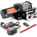 VEVOR Electric Winch ATV UTV 1814.4 kg Steel Cable IP55 Waterproof Remote Control