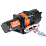VEVOR Electric Winch ATV UTV 2041.2 kg Synthetic Rope Waterproof Remote Control