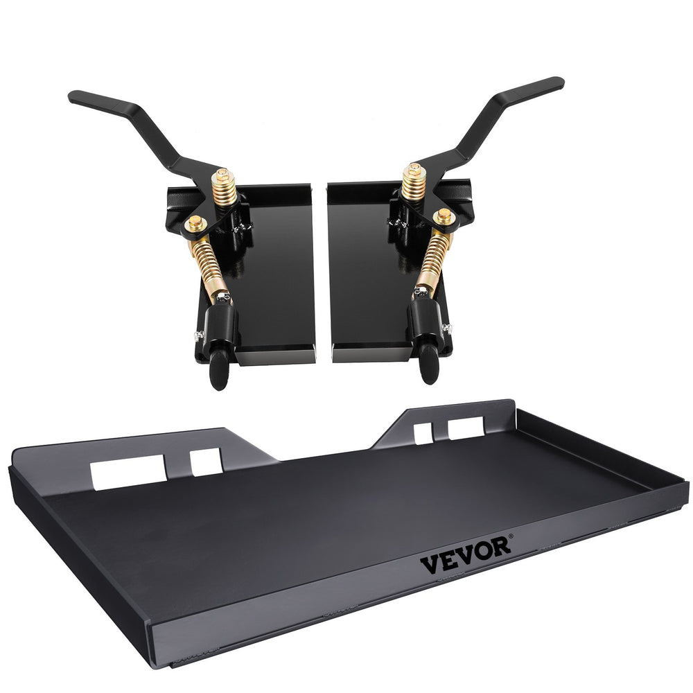 Skid Steer Quick Tach Attachment Mount Plate & Conversion Adapter Latch Box 1/4”