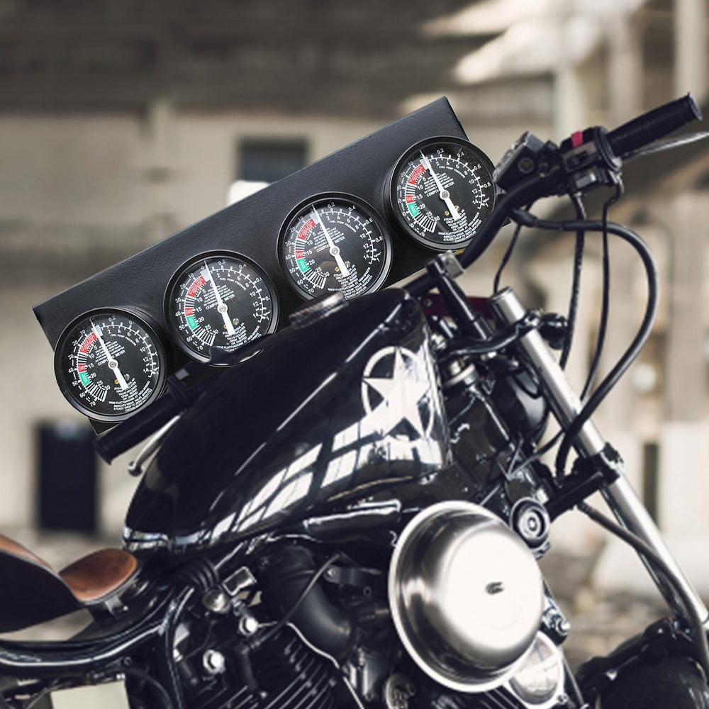 VEVOR Fuel Vacuum Carburetor Synchronize Tool Kit Fuel Vacuum Carburetor Synchronizer carb sync Gauge Set with Rubber Hose