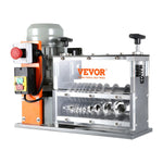 VEVOR Automatic Wire Stripping Machine, 1.5 mm-40 mm Electric Motorized Cable Stripper, 750W, 30m/min Wire Peeler with Visible Stripping Depth Reference, 10 Channels for Scrap Copper Recycling