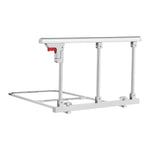 VEVOR Foldable Bed Rail for Elderly, 70 cm Bedside Assist Rail with Fixing Strap, Adjustable Height Pipe Bedside Cane, High-Strength Metal Senior Bed Bar, Hand Guard Grab Fits King, Queen, Full, Twin