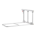VEVOR Foldable Bed Rail for Elderly, 70 cm Bedside Assist Rail with Fixing Strap, Adjustable Height Pipe Bedside Cane, High-Strength Metal Senior Bed Bar, Hand Guard Grab Fits King, Queen, Full, Twin