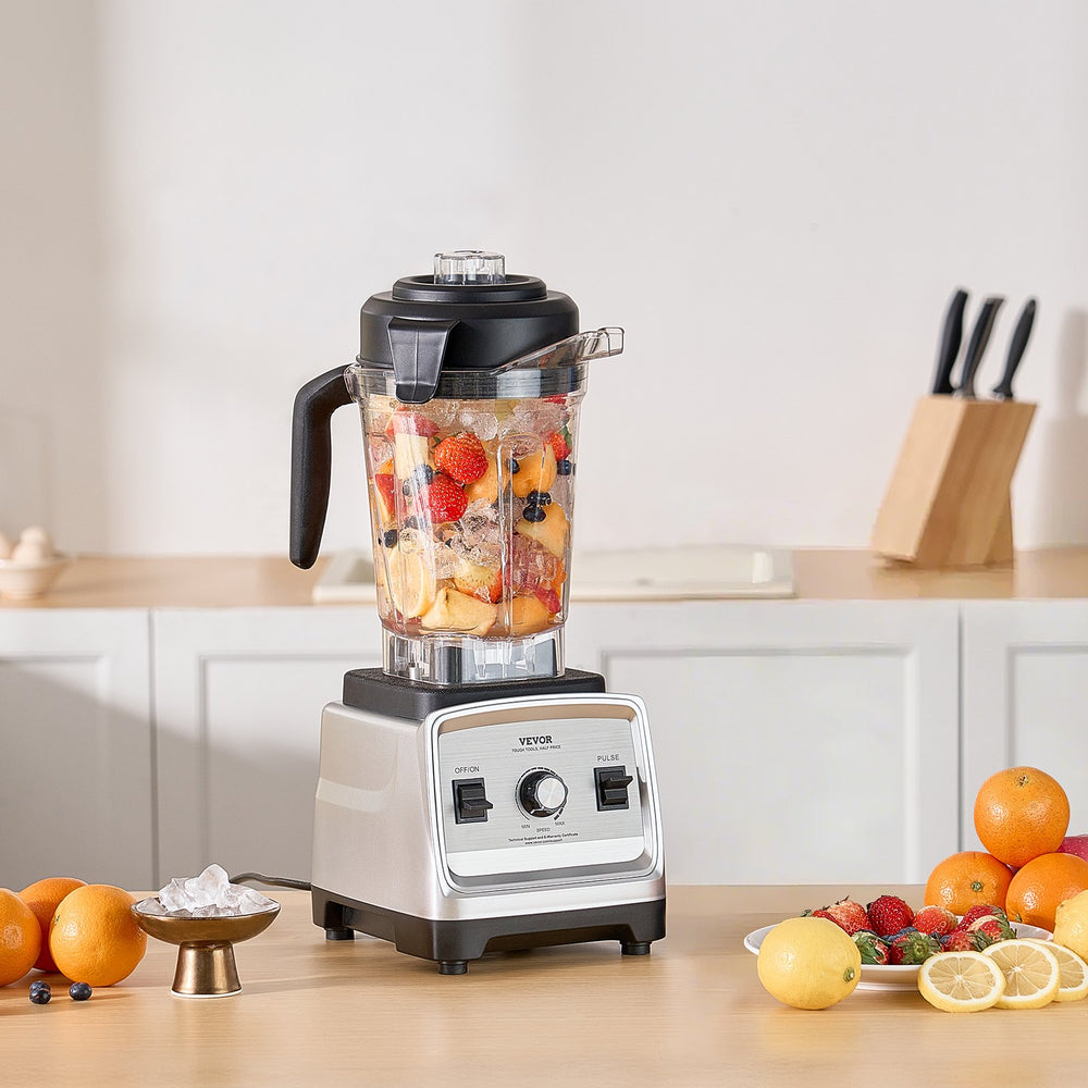 VEVOR Blender for Smoothies, 85 oz 1600W, Professional Blender with Powerful Motor, Multi-Functional Food Processing Blender for Smoothie/Milkshake/Juice, Fits for Kitchen