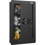 VEVOR 65 cm Tall Wall Safe 3-Tier Hidden Safe with Keypad Shelves & Key Holders