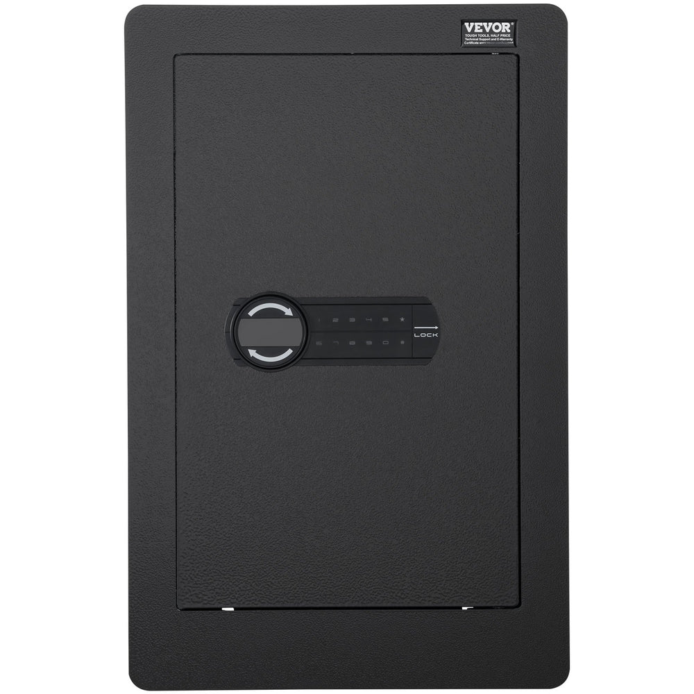 VEVOR 65 cm Tall Wall Safe 3-Tier Hidden Safe with Keypad Shelves & Key Holders