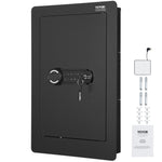 VEVOR 65 cm Tall Wall Safe 3-Tier Hidden Safe with Keypad Shelves & Key Holders