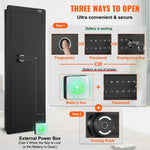 VEVOR 109 cm Tall Wall Gun Safe 4-Tier Hidden Gun Safe with Keypad & Fingerprint